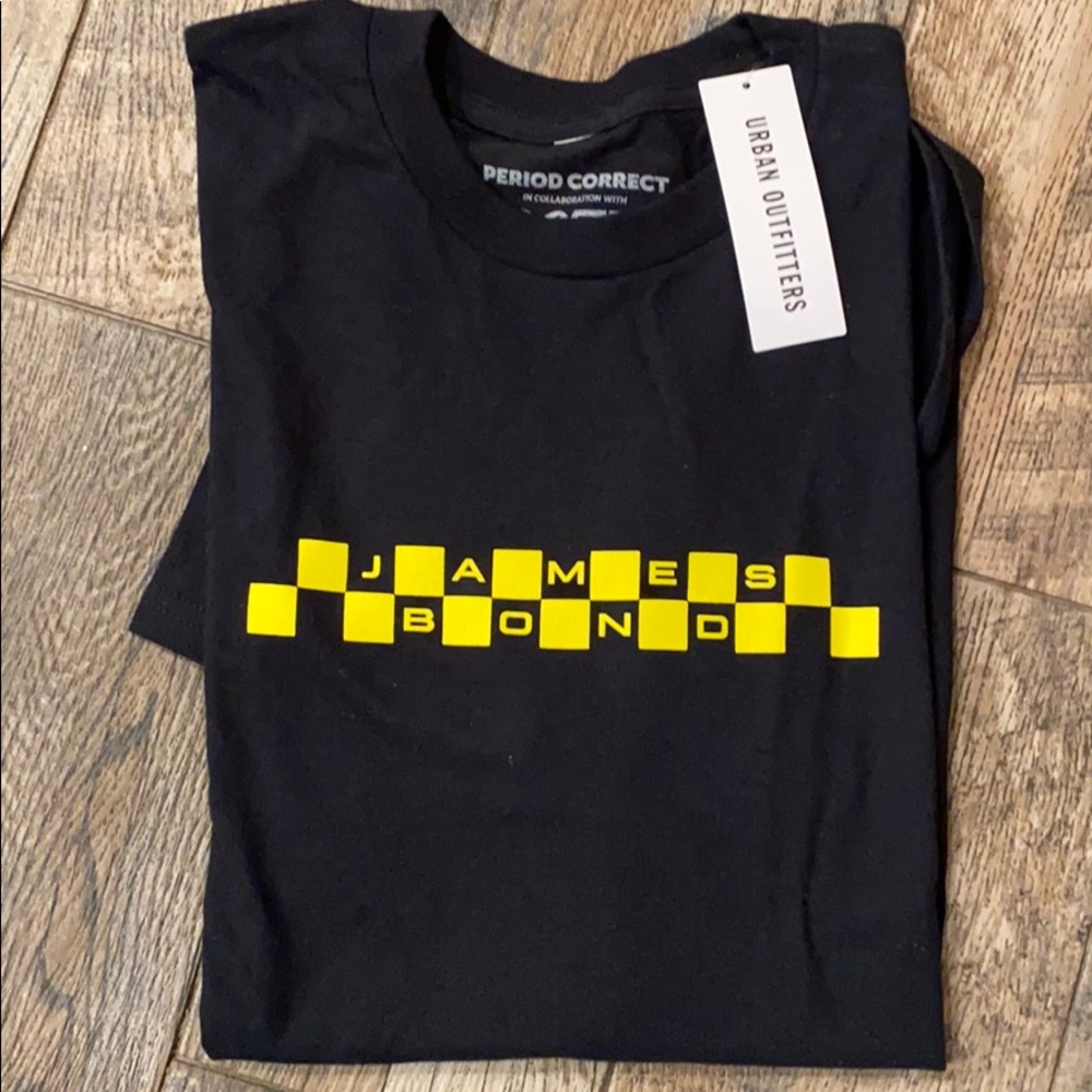 James Bond checker tee